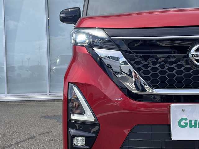 日産 ルークス HWS Gターボ プロパイロットED 神奈川県 2022(令4)年 3.2万km スパークリングレッド/ブラック 純正SDナビ/フルセグ/Bluetooth　/両側電動　/プロパイロット　/全方位カメラ　/前後コーナーセンサー　/LEDヘッドライト　/オートライト　/ビルドインETC/スマートキー/プッシュスタート　/ドライブレコーダー　/純正フロアマット　/純正アルミホイル/ABS/横滑り防止装置/衝突被害軽減システム/W＋サイドエアバック