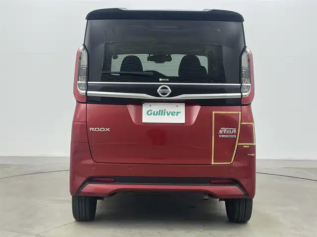 日産 ルークス HWS Gターボ プロパイロットED 岡山県 2022(令4)年 3.2万km スパークリングレッド/ブラック 純正９インチナビ　/（BT/フルセグTV）/プロパイロット　/衝突軽減ブレーキ/両側電動スライド/アラウンドビューモニター/ビルトインＥＴＣ　/ＬＥＤヘッドライト　/前後コーナーセンサー　/純正ドライブレコーダー（前後）/プッシュスタート/アイドリングストップ/オートライト/スマートキー×2/純正フロアマット　/純正アルミホイール/保証書/取扱説明書/ナビ取扱説明書