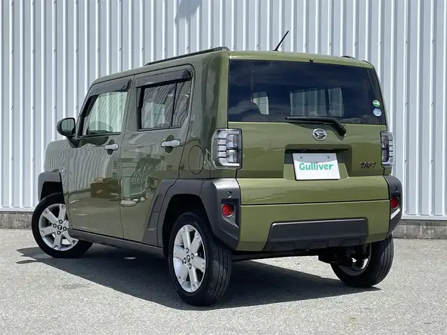 ダイハツ タフト G 福岡県 2020(令2)年 2.4万km フォレストカーキメタリック ナビ・ドラレコ連携/ルーフレール　/バックモニター /スカイフィールトップ /スマートアシスト /D/N席シートヒーター /純正７インチナビ（NMZK-W70D） /コーナーセンサー /CD/DVD /ETC /フルセグTV/アイドリングストップ/スマートキー/プッシュスタート