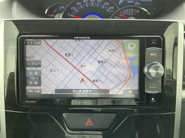 ダイハツ タント カスタム X トップED SAⅡ 岡山県 2017(平29)年 9.3万km パールホワイトⅢ 登録時走行距離92658km/社外7インチナビ/地デジTV(AM.FM.CD.DVD.TV)/片側パワースライドドア/バックカメラ/クリアランスソナー/衝突軽減ブレーキ/オートライト/アイドリングストップ/横滑り防止装置/14インチ純正AW/純正フロアマット/プッシュスタート