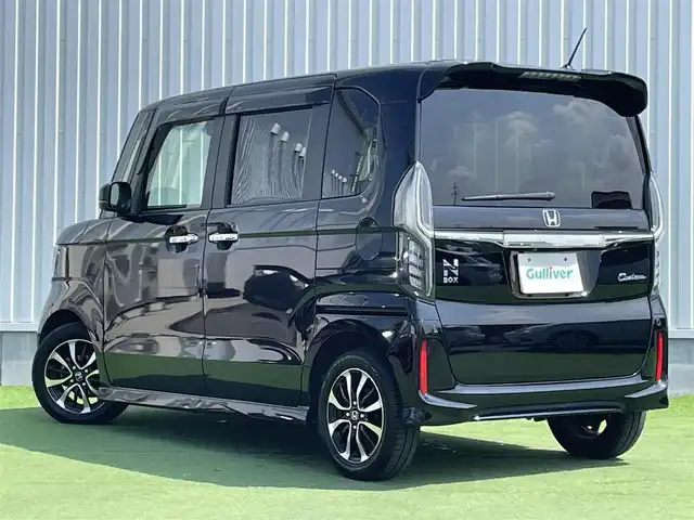 ホンダ Ｎ ＢＯＸ カスタム G L ホンダセンシング 香川県 2019(平31)年 4.5万km クリスタルブラックパール ワンオーナー/8型ナビ フルセグTV CD BT/バックカメラ/ビルトイン ETC/パワースライドドア/スマートキー 2個/衝突被害軽減ブレーキ/レーダークルーズコントロール/レーンアシスト/オートマチックハイビーム/LEDオートヘッドライト/フォグライト/ステアリングリモコン/横滑り防止/W サイド カーテン エアバッグ/保証書 取説 ナビ取説/禁煙車