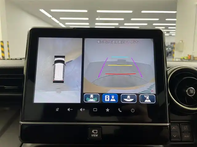 スズキ スペーシア ギア HYBRID XZ 埼玉県 2022(令4)年 2.1万km シフォンアイボリーM 純正9型DA　DVD　BT　CD　TV　全方位カメラ　両側電動スライドドア　シートヒーター　ＥＴＣ　ドライブレコーダー　ＬＥＤヘッドライト　ＨＵＤ　追従走行　フルセグＴＶ　衝突被害軽減　Ｂｌｕｅｔｏｏｔｈ　ルーフレール