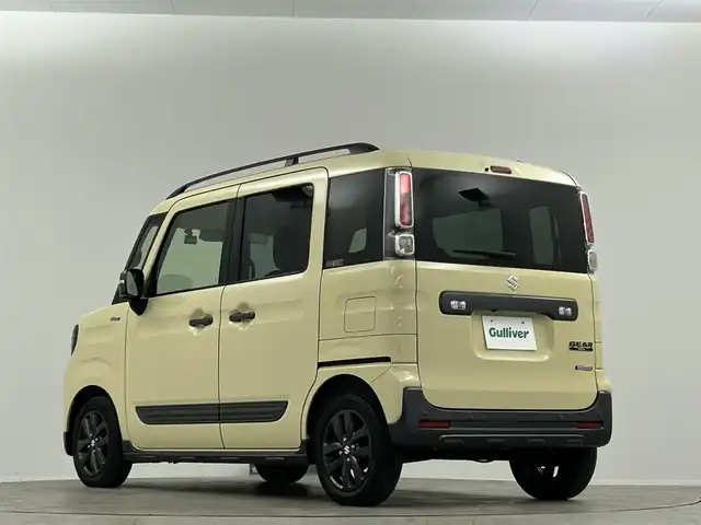 スズキ スペーシア ギア HYBRID XZ 埼玉県 2022(令4)年 2.1万km シフォンアイボリーM 純正9型DA　DVD　BT　CD　TV　全方位カメラ　両側電動スライドドア　シートヒーター　ＥＴＣ　ドライブレコーダー　ＬＥＤヘッドライト　ＨＵＤ　追従走行　フルセグＴＶ　衝突被害軽減　Ｂｌｕｅｔｏｏｔｈ　ルーフレール