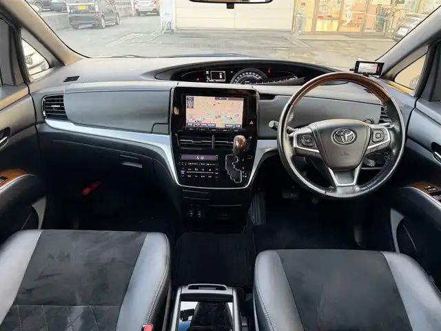 トヨタ エスティマ アエラス プレミアム G 兵庫県 2016(平28)年 6万km スパークリングブラックパールクリスタルシャイン TRDフルエアロ/純正ナビ(NSZT-Y64T)/アルパイン12.8型後席モニター/(CD/BT/SD)/フルセグTV/両側パワースライドドア/バックカメラ/ETC/衝突軽減ブレーキ/クルーズコントロール/社外レーダー/ハーフレザーシート/前席シートヒーター/オットマン/電動リアゲート/LEDヘッドライト/オートハイビーム/社外レーダー/スマートキー/純正フロアマット/純正アルミ18インチ