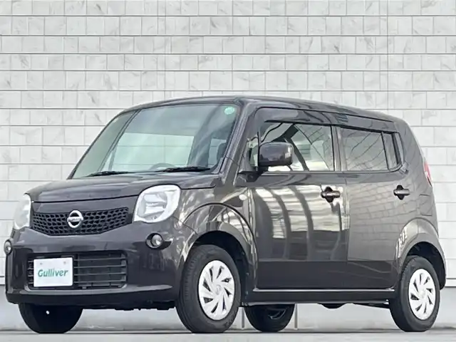 日産 モコ S FOUR 岩手県 2013(平25)年 11.9万km アーバンブラウン 外部検査実施済み/４ＷＤ/Ｄ席シートヒーター/社外オーディオ/プッシュスタート/Ｗエアバッグ/横滑り防止機能/ＡＢＳ/取扱説明書（車両／ナビ）/スペアキー/スマートキー/ドアバイザー/フロアマット