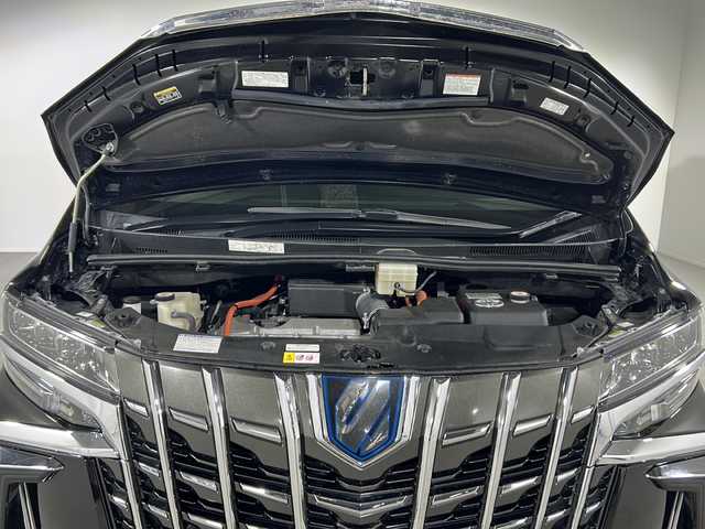 トヨタ アルファードハイブリット エグゼクティブ ラウンジ S 福岡県 2018(平30)年 3.7万km ブラック 純正ナビAM DM DVD SD USB Bluetooth接続フルセグTV ドライブレコーダー/モデリスエアロ /両側パワースライドドア　パワーバックドア /サンルーフ/JBLサウンド /シートメモリ シートヒーター エアシート ステアリングヒーター/ETC2.0 /クルーズコントロール /フリップダウンモニター/全方位カメラ バックカメラ 前後コーナーセンサー ブラインドスポットモニター/レーンキープアシスト 衝突軽減ブレーキ/電動パーキング ブレーキホールド/オットマン/スマートキー/純正フロアマット 純正17インチホイル
