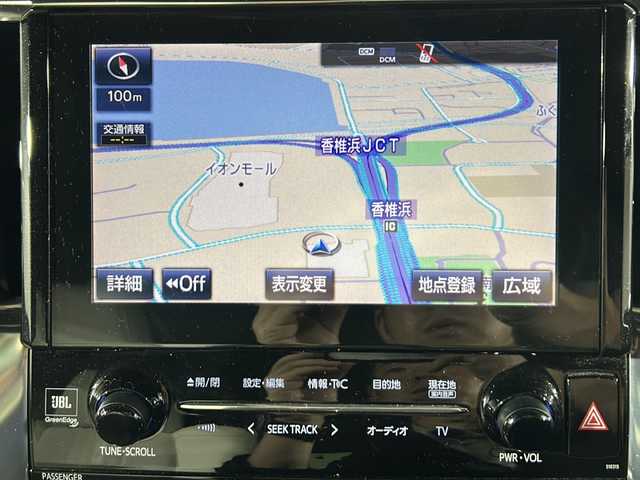 トヨタ アルファードハイブリット エグゼクティブ ラウンジ S 福岡県 2018(平30)年 3.7万km ブラック 純正ナビAM DM DVD SD USB Bluetooth接続フルセグTV ドライブレコーダー/モデリスエアロ /両側パワースライドドア　パワーバックドア /サンルーフ/JBLサウンド /シートメモリ シートヒーター エアシート ステアリングヒーター/ETC2.0 /クルーズコントロール /フリップダウンモニター/全方位カメラ バックカメラ 前後コーナーセンサー ブラインドスポットモニター/レーンキープアシスト 衝突軽減ブレーキ/電動パーキング ブレーキホールド/オットマン/スマートキー/純正フロアマット 純正17インチホイル
