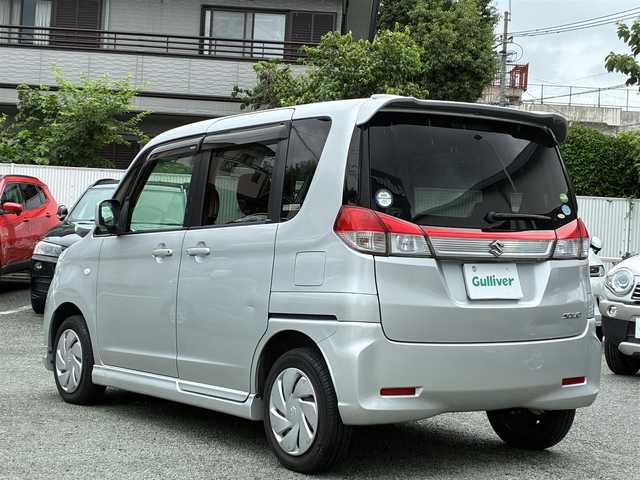 スズキ ソリオ G リミテッド 熊本県 2015(平27)年 6.5万km シルキーシルバーメタリック 左側パワースライドドア/プッシュスタート/スマートキー/ABS/横滑り防止装置/盗難防止装置/保証書/取扱説明書/スペアキー