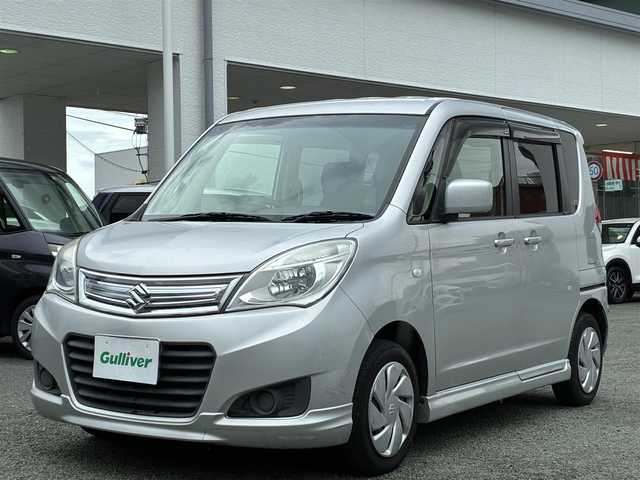 スズキ ソリオ G リミテッド 熊本県 2015(平27)年 6.5万km シルキーシルバーメタリック 左側パワースライドドア/プッシュスタート/スマートキー/ABS/横滑り防止装置/盗難防止装置/保証書/取扱説明書/スペアキー