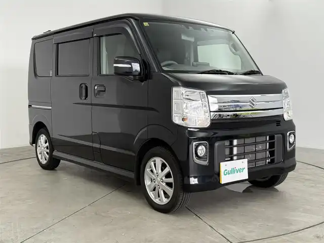 スズキ エブリィ ワゴン PZターボ スペシャル 愛知県 2023(令5)年 1.4万km ブルーイッシュブラックパール3 デュアルカメラブレーキサポート/アルパイン9型ディスプレイオーディオ/Bluetooth/CarPlay/HDMI/両側パワースライド/ドライブレコーダー/AUTOサイドステップ/ETC/シートヒーター/リアヒータースイッチ/パーキングソナー/ステアリングスイッチ/レザー調シートカバー/純正AW