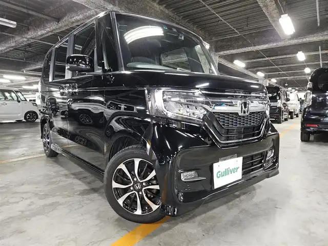 ホンダ Ｎ ＢＯＸ カスタム G L ホンダセンシング 鹿児島県 2020(令2)年 6.3万km クリスタルブラックパール 〇社外ナビ/〇フルセグTV/〇パワースライドドア(助手席側)/〇バックカメラ/〇ETC/〇ドライブレコーダー/〇アダプティブクルーズコントロール/〇ホンダセンシング/〇SRSエアバッグ/〇LEDヘッドランプ/〇LEDフロントフォグランプ/〇ステアリングスイッチ/〇ベンチシート/シートヒーター/〇チップアップ機能/〇純正14インチアルミホイール/〇スマートキーシステム/プッシュエンジンスタート/〇禁煙車