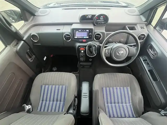 トヨタ スペイド F クイーンⅡ 愛媛県 2017(平29)年 6.7万km ブラッキッシュアゲハガラスフレーク ディーラーOP純正ナビ/BT/AM・FM/CD/DVD/フルセグTV/ETC/バックカメラ/衝突軽減システム/横滑り防止装置/レーンキープアシスト/オートライト/オートマチックハイビーム/ステアリングスイッチ/片側パワースライドドア/社外アルミホイール/純正フロアマット