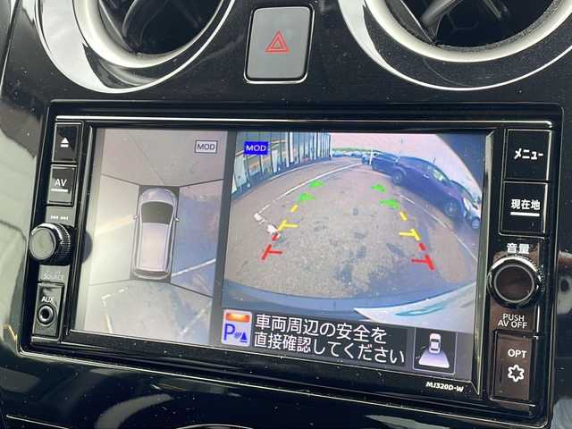 日産 ノート X Vセレクション 新潟県 2020(令2)年 5.7万km スーパーブラック フルセグテレビ/カメラ（バック・フロント・リア）/純正ナビ（Bluetooth/DTV/FM/AM）/前後コーナーセンサー/LEDライト/ドアバイザー/プッシュスタート/スペアキー/冬タイヤ積載/シガーソケット/ETC/衝突軽減ブレーキ/純正アルミホイール
