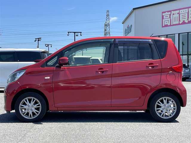 三菱 ｅＫワゴン M 道央・札幌 2017(平29)年 4.8万km レッドメタリック ４WD/社外オーディオ/AM/FM/CD/USB/AUX/横滑り防止装置/アイドリングストップ/D席シートヒーター/リモコンキー/ハロゲンヘッドライト/ヘッドライトレベライザー/電動格納ミラー/フロアマット/ドアバイザー/スペアキー