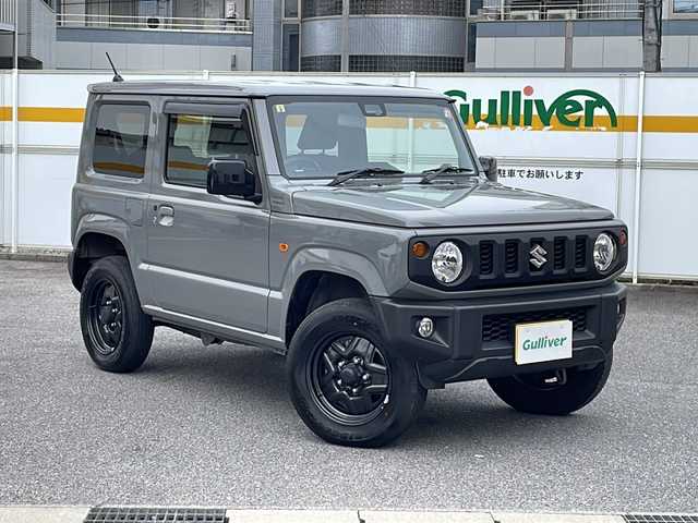 スズキ ジムニー XL 愛知県 2023(令5)年 3.2万km ミディアムグレー /禁煙//ワンオーナー//5MT//R5-6年ディーラー記録簿//デュアルセンサーブレーキサポート//車線逸脱警報機能//ヒルディセントコントロール//アイドリングストップ//横滑り防止装置//前席シートヒーター//オートライト//フォグランプ//レベライザー//電動格納ミラー//トランスファーレバー//プッシュスタート//スマートキー//スペアキー//ラバーマット//純正ドアバイザー//背面タイヤ//ISOFIX//保証書//取扱説明書