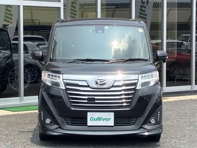 ダイハツ トール カスタムG SAⅡ 山口県 2017(平29)年 6万km ブラックマイカメタリック 社外メモリーナビ＆/フルセグTV＆バックカメラ/純正フロアマット/純正ドアバイザー/純正LEDヘッドライト/純正フォグランプ/純正14インチアルミ/両側パワースライド/クルーズコントロール/オートライト/ETC