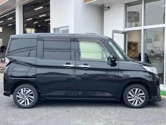 ダイハツ トール カスタムG SAⅡ 山口県 2017(平29)年 6万km ブラックマイカメタリック 社外メモリーナビ＆/フルセグTV＆バックカメラ/純正フロアマット/純正ドアバイザー/純正LEDヘッドライト/純正フォグランプ/純正14インチアルミ/両側パワースライド/クルーズコントロール/オートライト/ETC