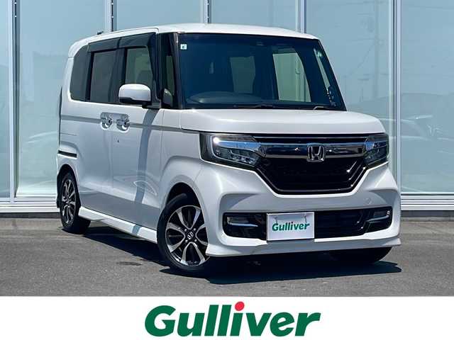 ホンダ Ｎ ＢＯＸ カスタム G L ホンダセンシング 神奈川県 2019(令1)年 5.6万km プラチナホワイトパール 純正SDナビ/CD/DVD/Bluetooth/AUX/USB/ワンセグ/Apple CarPlay/【VXU-195NBi】/両側パワースライドドア/レーンキープアシスト/衝突被害軽減システム/クルーズコントロール/前後ドライブレコーダー/バックカメラ/純正14インチAW/LEDヘッドライト/AUTOライト/コーナーセンサー/プッシュスタート/スマートキー/ビルトインETC