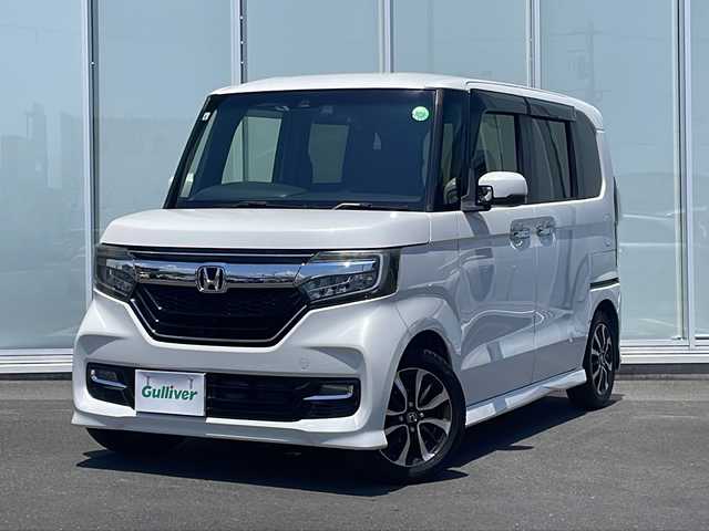 ホンダ Ｎ ＢＯＸ カスタム G L ホンダセンシング 神奈川県 2019(令1)年 5.6万km プラチナホワイトパール 純正SDナビ/CD/DVD/Bluetooth/AUX/USB/ワンセグ/Apple CarPlay/【VXU-195NBi】/両側パワースライドドア/レーンキープアシスト/衝突被害軽減システム/クルーズコントロール/前後ドライブレコーダー/バックカメラ/純正14インチAW/LEDヘッドライト/AUTOライト/コーナーセンサー/プッシュスタート/スマートキー/ビルトインETC