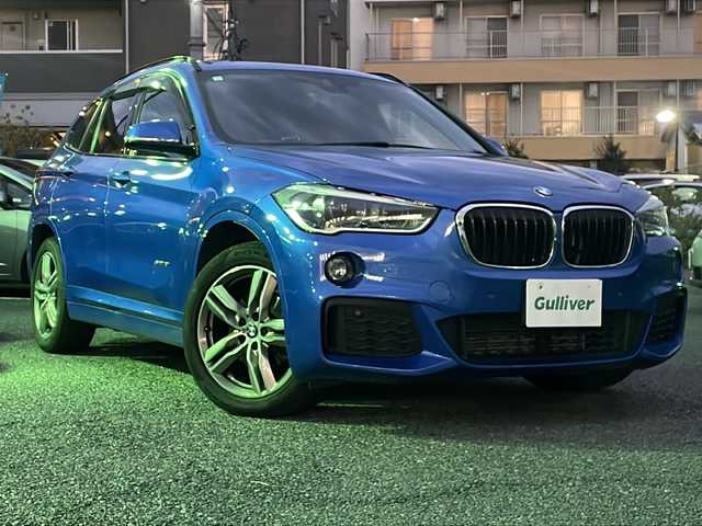 ＢＭＷ Ｘ１ 大阪府 2016(平28)年 6万km 青 純正ナビ/　-CD/DVD/Bluetooth/クルーズコントロール/衝突被害軽減ブレーキ/クリアランスソナー/パワーバックドア/バックカメラ/ルーフレール/オートライト/スマートキー×2/プッシュスタート/保証書.取説