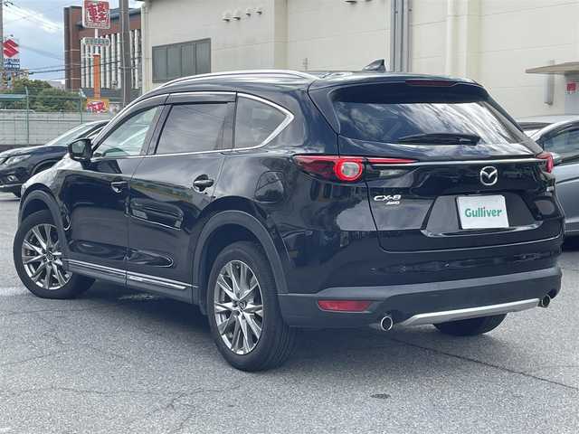 マツダ ＣＸ－８ XD Lパッケージ 兵庫県 2018(平30)年 7.9万km ジェットブラックマイカ 純正ディスプレイオーディオ(地図SDあり)/・CD/DVD/・Bluetooth/・フルセグTV)/バックカメラ/ETC/アルパイン製フリップダウンモニター/BOSEサウンド/本革シート/1列目2列目シートヒーター/1列目パワーシート/ステアリングヒーター/パワーバックドア/ヘッドアップディスプレイ/BSM/スマートブレーキサポート/レーンキープアシスト/マツダレーダークルーズコントロール/LEDヘッドライト/オートライト/アダプティブLEDヘッドライト/パーキングセンサー/i-stop/MTモード付AT/電動パーキングブレーキ/オートブレーキホールド/プッシュスタート/スマートキー