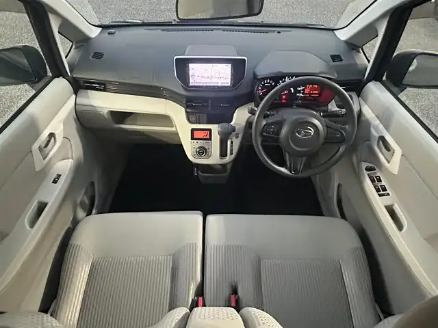 ダイハツ ムーヴ X 愛知県 2015(平27)年 6.2万km ブラックマイカメタリック 社外7型メモリナビ【Bluetooth　CD DVD SD USB フルセグ　品番 :MDV-D502BT】/バックカメラ/ドライブレコーダー/横滑り防止装置/オートライト/ヘッドライトレベライザー/スペアタイヤ×4/アイドリングストップ/プッシュスタート/ドアバイザー/スマートキー【スペア1本】/純正フロアマット/禁煙車