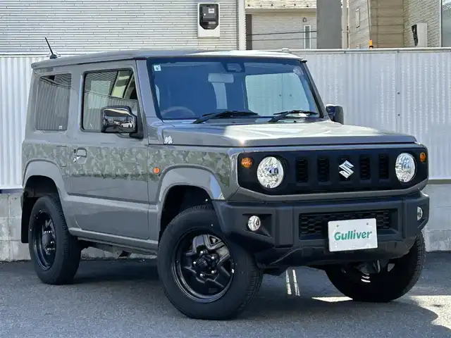 スズキ ジムニー XL 栃木県 2019(令1)年 0.5万km ミディアムグレー SUZUKI Safety Support/・デュアルセンサーブレーキサポート/・誤発信抑制機能/・後方誤発信抑制機能/・車線逸脱警告機能/・車線逸脱抑制機能/・ふらつき警報機能/・発進お知らせ機能/・ハイビームアシスト/8インチ純正ナビ【AVIC-RLS901】/・地デジ/・Bluetooth/・DVD/CD/SD/・USB/バックカメラ/ヒルディセントコントロール/シートヒーター