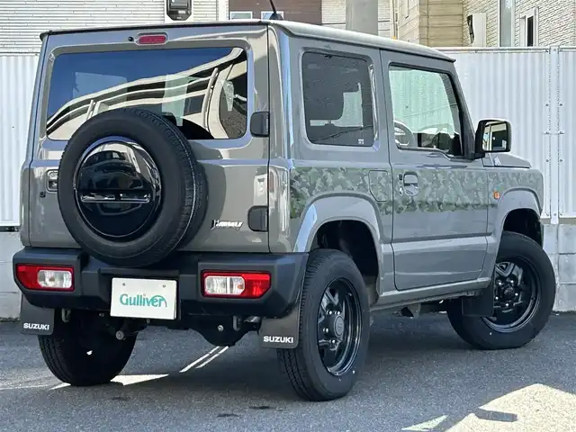 スズキ ジムニー XL 栃木県 2019(令1)年 0.5万km ミディアムグレー SUZUKI Safety Support/・デュアルセンサーブレーキサポート/・誤発信抑制機能/・後方誤発信抑制機能/・車線逸脱警告機能/・車線逸脱抑制機能/・ふらつき警報機能/・発進お知らせ機能/・ハイビームアシスト/8インチ純正ナビ【AVIC-RLS901】/・地デジ/・Bluetooth/・DVD/CD/SD/・USB/バックカメラ/ヒルディセントコントロール/シートヒーター