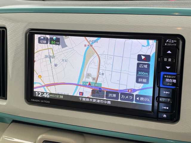 ダイハツ ムーヴ キャンバス G メイクアップ リミテッド　SAⅢ 千葉県 2019(令1)年 5.1万km パールホワイトⅢ/ファインミントメタリック 2トーン スマートアシストIII/　衝突回避支援ブレーキ機能/　衝突警報機能（対車両・対歩行者/　車線逸脱警報機能/　誤発進抑制制御機能/　先行車発進お知らせ機能/　コーナーセンサー/　オートハイビーム/純正SDメモリナビ/フルセグTV BT CD USB DVD/全方位カメラ/両側パワースライドドア/ETC/LEDヘッドライト/オートライト/プッシュスタート/スマートキー