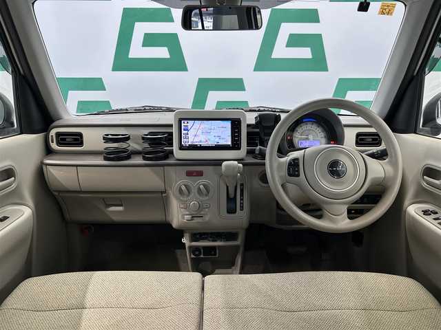 スズキ ラパン L 鹿児島県 2018(平30)年 4.5万km ピュアホワイトP 純正ＳＤナビ【ＣＮ－ＲＺ７５３Ｗ】　/アラウンドビューモニター　/バックカメラ/フルセグＴＶ　/Ｂｌｕｅｔｏｏｔｈ　/アイドリングストップ　/スズキセーフティサポート　/ヘッドライトレベライザー　/純正フロアマット　/ビルトインＥＴＣ/禁煙車