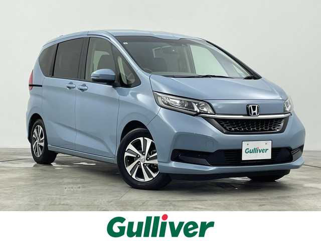 ホンダ フリード G ホンダセンシング 群馬県 2019(令1)年 4.3万km シーグラスブルーパール 純正７インチナビ　バックカメラ　両側パワースライドドア　レーダークルーズコントロール　ＬＥＤライト　シートヒーター　純正１５インチＡＷ　ステアリングリモコン　ＥＴＣ２．０　ドライブレコーダー　禁煙車