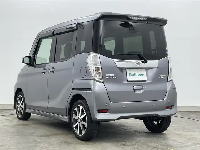日産 デイズ ルークス HWS X Vセレクション 岡山県 2019(平31)年 3.3万km チタニウムグレーメタリック 純正SDナビゲーション/型番：MM318D-W/(CD/DVD/SD/BT/AUX/フルセグTV)/全方位カメラ/ETC/純正ドライブレコーダー前後/両側パワースライドドア/リアサンシェイド/リアサーキュレーター/シートバックテーブル/衝突軽減ブレーキ/レーンキープアシスト/LEDヘッドライト/新車保証書/取扱説明書/スペアキー×１