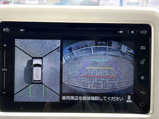 スズキ ラパン X 鳥取県 2015(平27)年 17.3万km フォーンベージュメタリック/ホワイト2トーンルーフ スマートキー/全方位カメラ/プリクラッシュ/レーンデパーチャー/メーカーナビゲーション/フルセグ・Bluetooth/木目調インテリアパネル/シートヒーター/バイキセノン/オートライト/オートワイパー/革巻ハンドル/オートリトラクト/保証書・取説