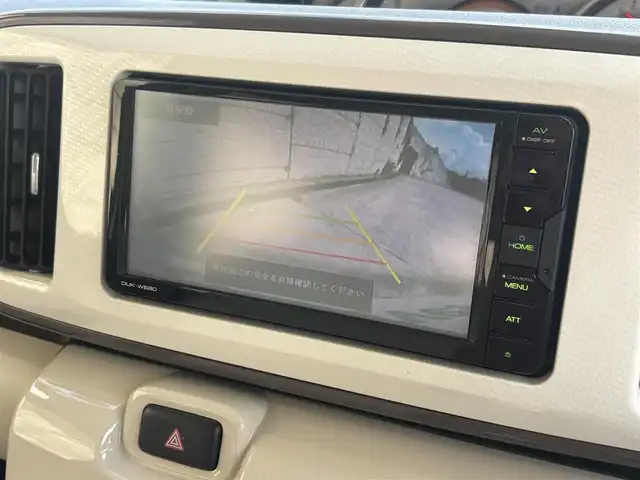 ダイハツ ムーヴ キャンバス G メイクアップ SA Ⅲ 長崎県 2018(平30)年 6万km パールホワイトⅢ/ナチュラルベージュマイカメタリック 2トーン 純正ディスプレイオーディオ/（CD/DVD/BT）/バックカメラ/衝突軽減ブレーキ/両側パワースライドドア/シートカバー/スマートキー/プッシュスタート/オートライト