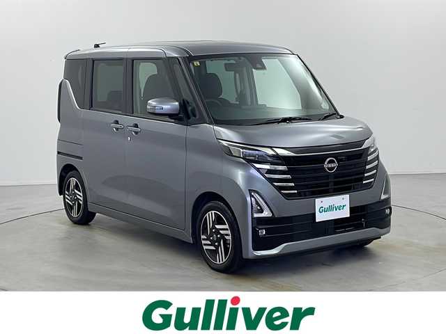 日産 ルークス HWS X プロパイロットED 栃木県 2023(令5)年 3.2万km チタニウムグレーメタリック 純正ナビ/全周囲カメラ/ハンズフリーオートスライドドア/両側電動スライドドア/ステアリングスイッチ/インテリジェントルームミラー/コーナーセンサー/LEDヘッドライト/ETC/アイドリングストップ/オートライト/純正フロアマット/プロパイロット/エマージェンシーブレーキ/オートブレーキホールド/スマートキー