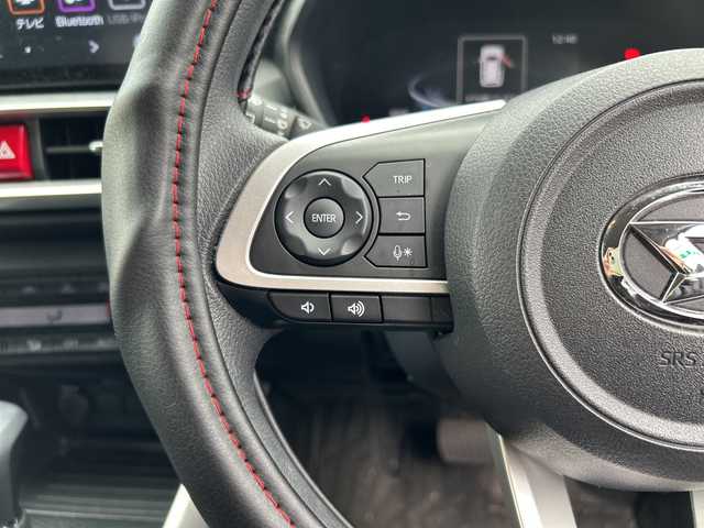 ダイハツ ロッキー X 栃木県 2024(令6)年 2.8万km ナチュラルベージュマイカM ディスプレイオーディオ/バックカメラ/フルセグＴＶ/Ｂｌｕｅｔｏｏｔｈ/ＭＴ付ＡＴ/ＬＥＤライト/オートライト/純正アルミホイール/純正フロアマット/コーナーセンサー/スペアキー/オートエアコン/ABS/横滑り防止機能/盗難防止装置/衝突被害軽減システム