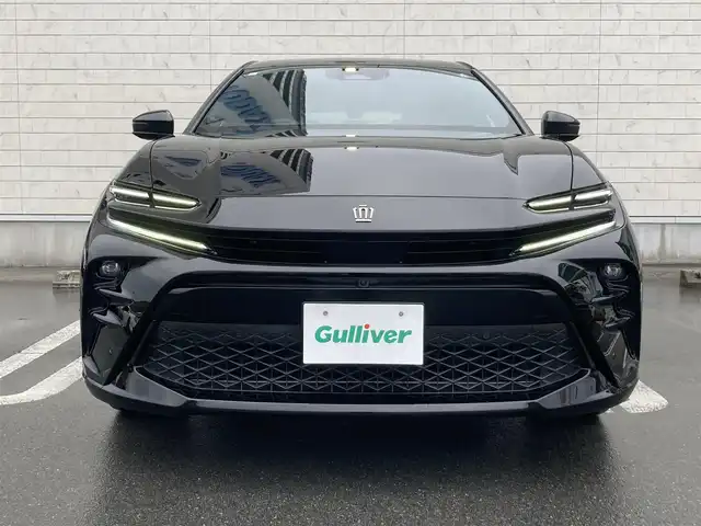 トヨタ クラウン スポーツ Z 静岡県 2023(令5)年 5.7万km ブラック Toyota Safety Sense/純正12.3インチコネクティッドナビ/　AM FM Bluetooth USB AppleCarPlay AndroidAuto/フルセグTV/ビルトインETC2.0/録画機能付きデジタルインナーミラー/レーダークルーズコントロール/LEDオートヘッドランプ/ブラックレザーシート/パワーシート(前席)/パワーイージーアクセスシステム/シートヒーター/シートベンチレーション(前席)/パワーバックドア/ステアリングヒーター/純正2インチアルミホイール/カラーヘッドアップディスプレイ/おくだけ充電(縦置き)/AC100Vソケット/メーカーオプションパノラマルーフ/アラウンドビューモニター