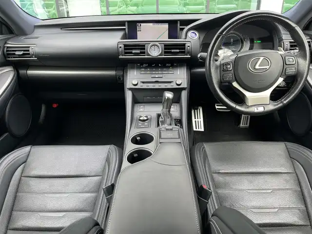 レクサス ＲＣ 300h Fスポーツ 奈良県 2016(平28)年 6.5万km ヒートブルーコントラストレイヤリング 純正ナビ/（フルセグ/BT/CD/DVD）/レーダークルーズコントロール/バックカメラ/パドルシフト/ブラインドスポットモニター/前後コーナーセンサー/衝突軽減システム/レーンキープアシスト/運転席メモリーシート/前席パワーシート/ブラックレザーシート/前席シートヒーター/エアーシート/LEDヘッドライト/ETC/純正19インチAW