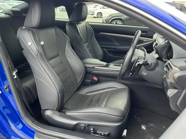 レクサス ＲＣ 300h Fスポーツ 奈良県 2016(平28)年 6.5万km ヒートブルーコントラストレイヤリング 純正ナビ/（フルセグ/BT/CD/DVD）/レーダークルーズコントロール/バックカメラ/パドルシフト/ブラインドスポットモニター/前後コーナーセンサー/衝突軽減システム/レーンキープアシスト/運転席メモリーシート/前席パワーシート/ブラックレザーシート/前席シートヒーター/エアーシート/LEDヘッドライト/ETC/純正19インチAW