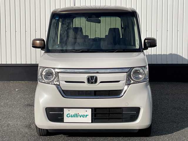 ホンダ Ｎ ＢＯＸ G･Lターボ Hセンシング カッパーブラウンスタイル 千葉県 2019(令1)年 4.6万km パールⅡ 純正8インチナビ/(フルセグTV/BT/CD/DVD/FM/AM)/衝突被害軽減システム/車線逸脱警報/バックカメラ/追従式クルーズコントロール/両側パワースライドドア/横滑り防止装置/ETC/アイドリングストップ/LEDヘッドライト/オートライト/ウィンカーミラー/電動格納ミラー/シートリフター/プッシュスタート/スマートキー/フロアマット/保証書