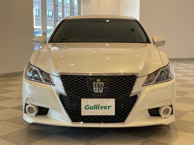 トヨタ クラウン ハイブリッド アスリートG 福井県 2013(平25)年 10万km ホワイトパールクリスタルシャイン 純正8インチHDDナビ/フルセグTV/BT/DVD/CD/HDD/USB/パノラミックビューモニター/レーダークルーズコントロール/クリアランスソナー/先行車発信お知らせ/ETC/前後ドライブレコーダー/レザーシート/パワーシート/シートヒーター/エアシート/ステアリングヒーター/HIDヘッドライト/オートライト/オートハイビーム/純正18インチアルミホイール/MTモード付AT/電動リアサンシェード/プッシュスタート/スマートキー/盗難防止装置/ヘッドライトウォッシャー/純正フロアマット