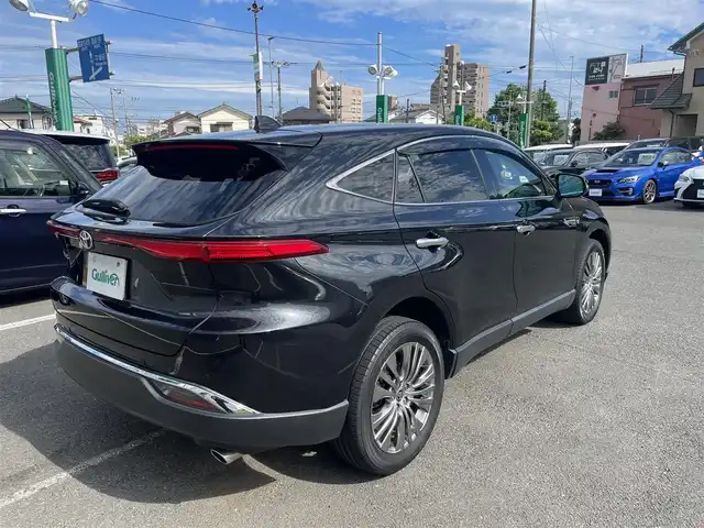トヨタ ハリアー Z レザーパッケージ 神奈川県 2021(令3)年 3.5万km プレシャスブラックパール JBLプレミアムサウンド/純正ナビ/・Bluetoothオーディオ/・フルセグTV/・バックカメラ/黒革シート/・前席エアー＆シートヒーター/・前席パワーシート/ステアリングヒーター/ミラーヒーター/デジタルインナーミラー/トヨタセーフティセンス/・プリクラッシュセーフティ/・レーントレーシングアシスト/・レーダークルーズコントロール/・リアクロストラフィック/・ブラインドスポットモニター/・オートマチックハイビーム/ビルトイン２．０ETC/スマートキーX2/新車時手帳、取説