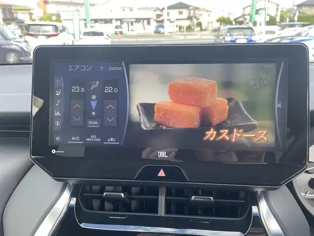 トヨタ ハリアー Z レザーパッケージ 神奈川県 2021(令3)年 3.5万km プレシャスブラックパール JBLプレミアムサウンド/純正ナビ/・Bluetoothオーディオ/・フルセグTV/・バックカメラ/黒革シート/・前席エアー＆シートヒーター/・前席パワーシート/ステアリングヒーター/ミラーヒーター/デジタルインナーミラー/トヨタセーフティセンス/・プリクラッシュセーフティ/・レーントレーシングアシスト/・レーダークルーズコントロール/・リアクロストラフィック/・ブラインドスポットモニター/・オートマチックハイビーム/ビルトイン２．０ETC/スマートキーX2/新車時手帳、取説