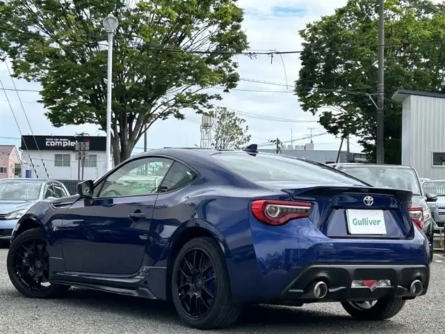 トヨタ ８６ GT 宮城県 2018(平30)年 6.5万km アズライトブルー 純正ナビ（ＴＶ，ＦＭ，ＡＭ，ＢＴ）//クルーズコントロール//TRD(サイドスカート/リアトランクスポイラー)//ENDLESSサスペンション//ENDLESSキャリパー//社外AW18インチ(ENKEI)//VSC SPORT//プッシュスタート