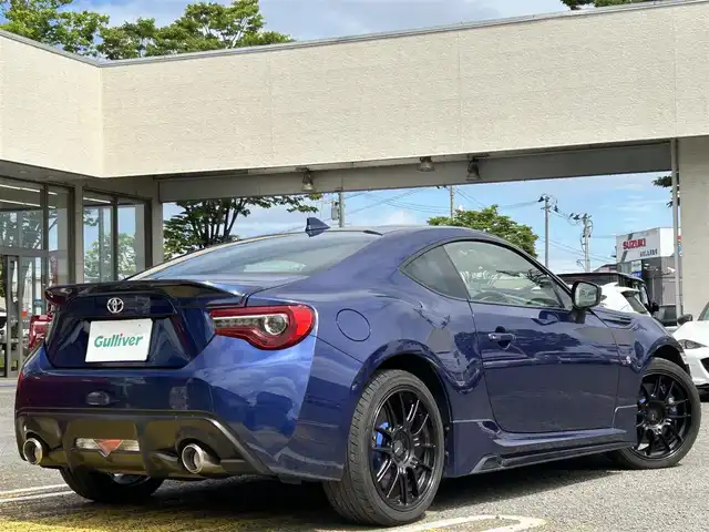 トヨタ ８６ GT 宮城県 2018(平30)年 6.5万km アズライトブルー 純正ナビ（ＴＶ，ＦＭ，ＡＭ，ＢＴ）//クルーズコントロール//TRD(サイドスカート/リアトランクスポイラー)//ENDLESSサスペンション//ENDLESSキャリパー//社外AW18インチ(ENKEI)//VSC SPORT//プッシュスタート