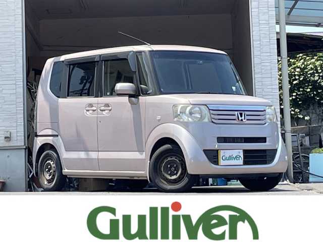 ホンダ Ｎ ＢＯＸ G Lパッケージ 大分県 2012(平24)年 14.9万km チェリーシェルピンクメタリック パワースライドドア /純正ナビ/純正フロアマット/社外ドラレコ/バックカメラ/スマートキー