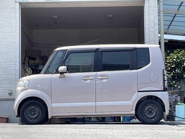 ホンダ Ｎ ＢＯＸ G Lパッケージ 大分県 2012(平24)年 14.9万km チェリーシェルピンクメタリック パワースライドドア /純正ナビ/純正フロアマット/社外ドラレコ/バックカメラ/スマートキー