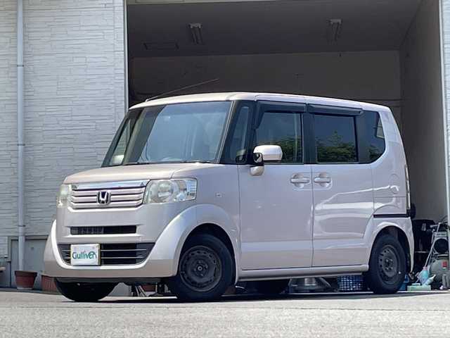ホンダ Ｎ ＢＯＸ G Lパッケージ 大分県 2012(平24)年 14.9万km チェリーシェルピンクメタリック パワースライドドア /純正ナビ/純正フロアマット/社外ドラレコ/バックカメラ/スマートキー
