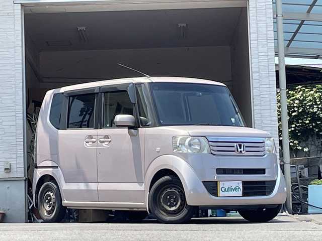 ホンダ Ｎ ＢＯＸ G Lパッケージ 大分県 2012(平24)年 14.9万km チェリーシェルピンクメタリック パワースライドドア /純正ナビ/純正フロアマット/社外ドラレコ/バックカメラ/スマートキー