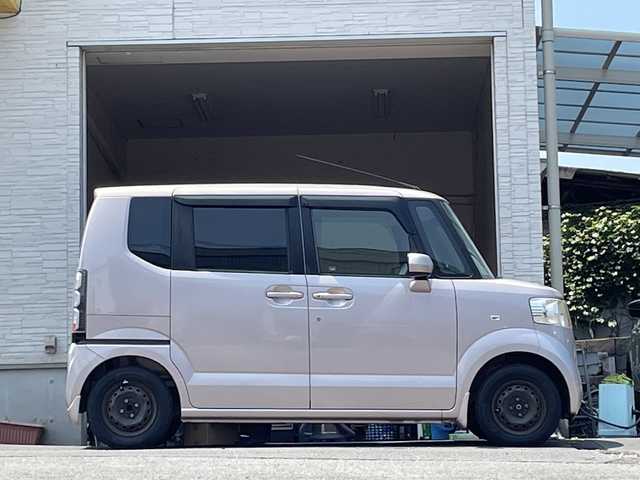 ホンダ Ｎ ＢＯＸ G Lパッケージ 大分県 2012(平24)年 14.9万km チェリーシェルピンクメタリック パワースライドドア /純正ナビ/純正フロアマット/社外ドラレコ/バックカメラ/スマートキー